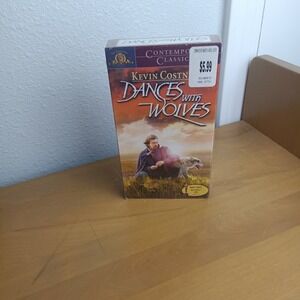 Dances with Wolves VHS Movie - Kevin Costner - 1990 -Action/Adventure New Sealed